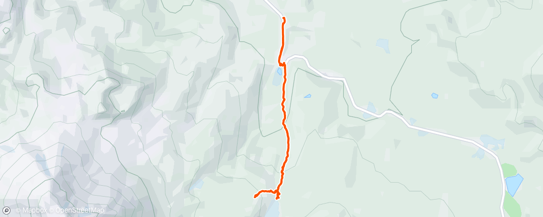 Map of the activity, Morning Hike