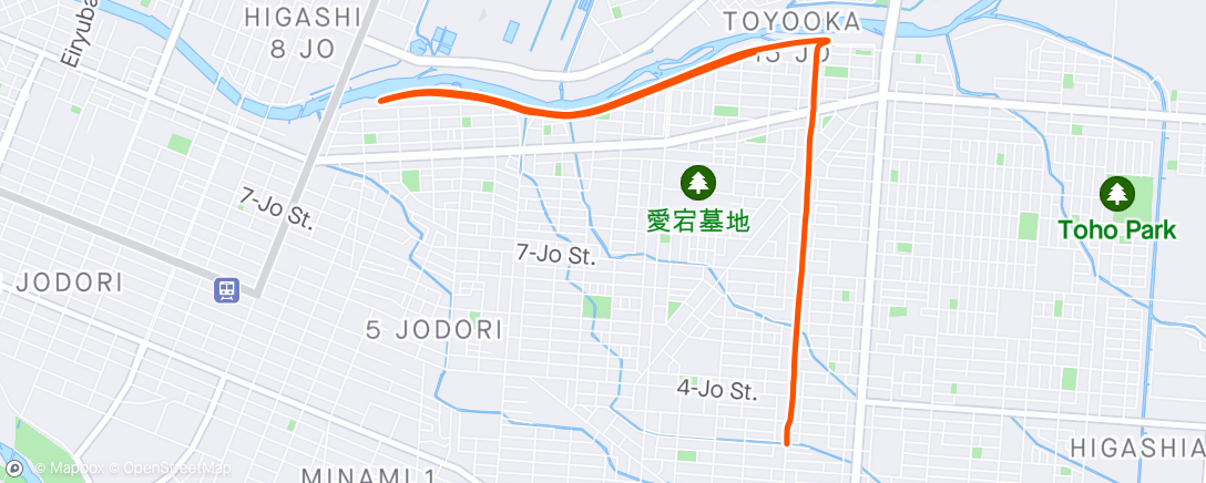 Map of the activity, 2回目　ゆっくり1時間