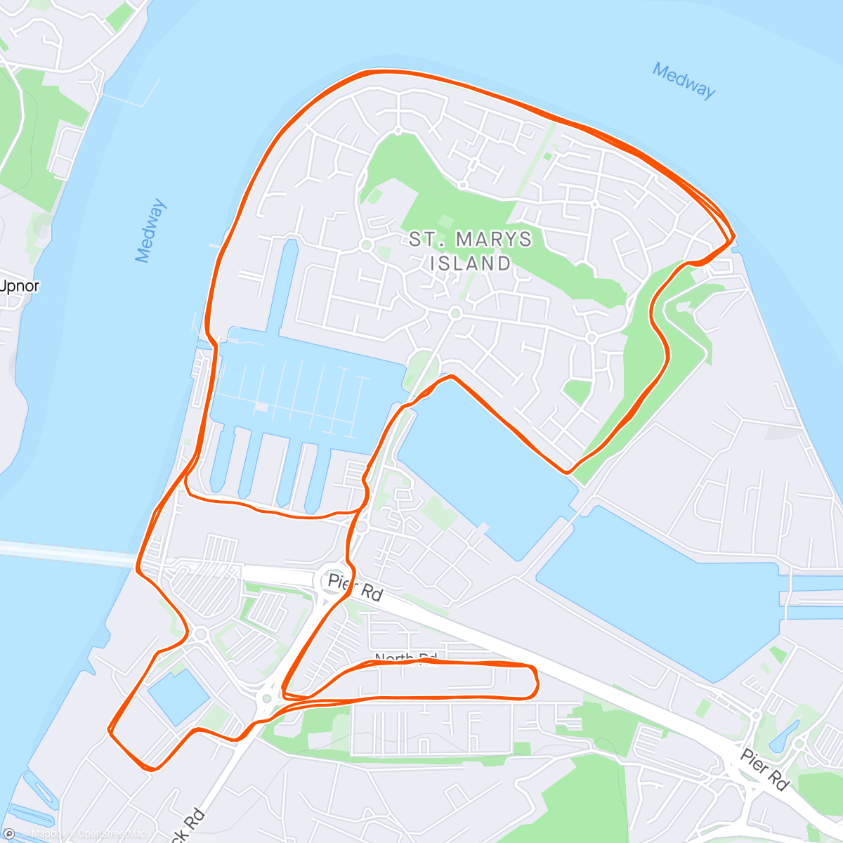 Map of the activity, Easy Sunday 10