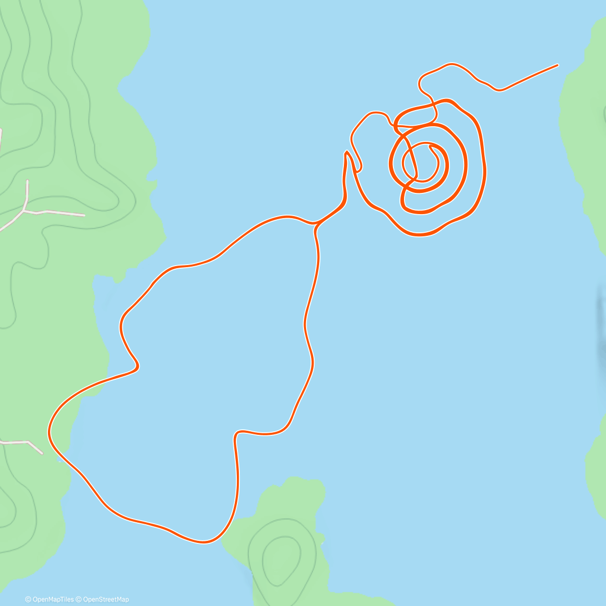 Map of the activity, Zwift - Race: DZR Christmas Special - Stage 2 (A) on Loopin Lava in Watopia
