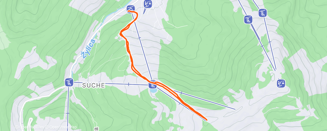 Map of the activity, Na zatrybke