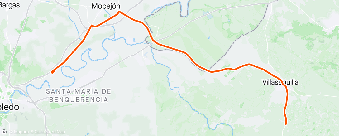 Mapa da atividade, Ciclismo 🚴🏽 por la mañana