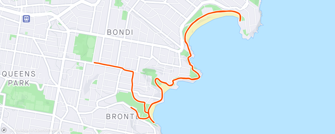 Map of the activity, 9km Easy Run with Runna ✅