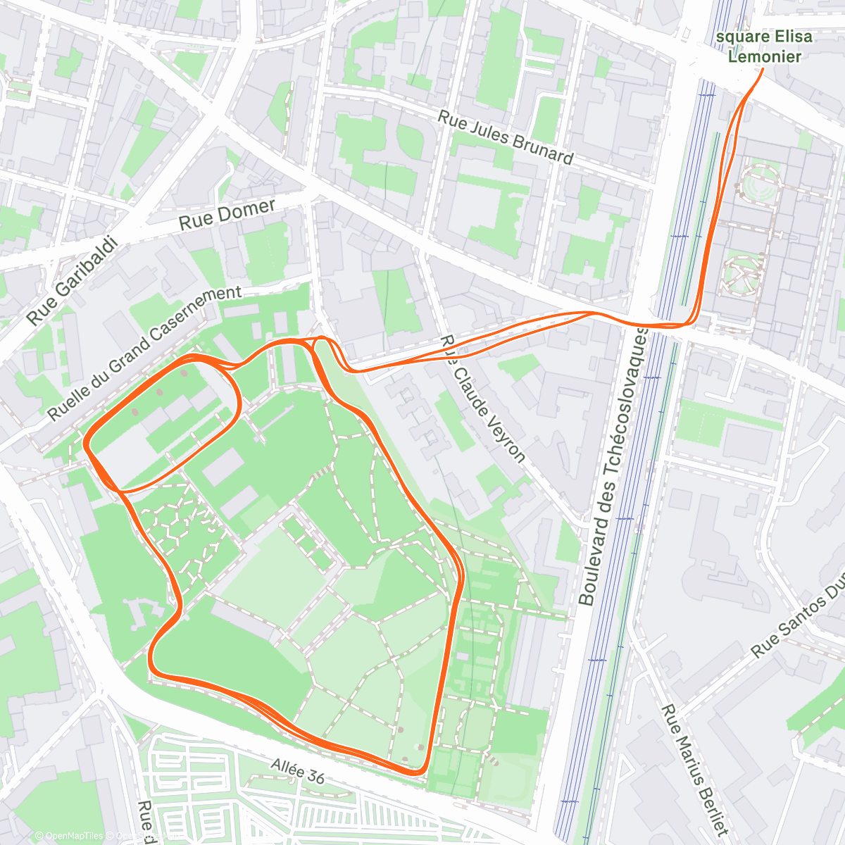 Map of the activity, Allez 2026 ça repart 👉 Avec un footing 😇 Pas trop long quand même 😅