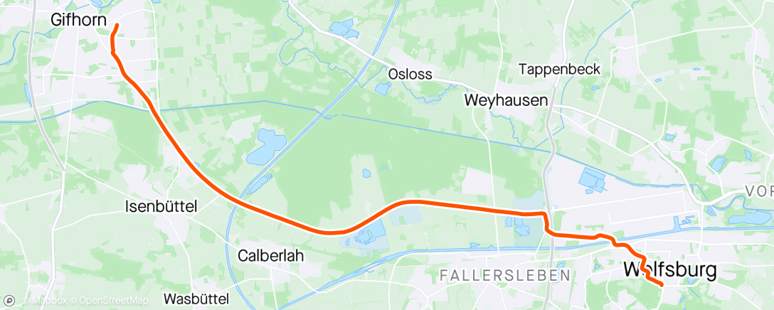 「Abendradfahrt」活動的地圖
