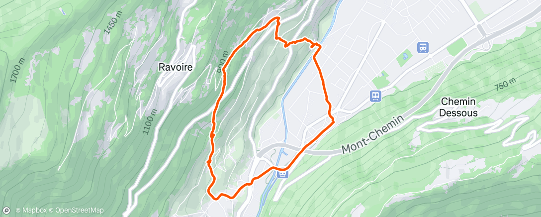 Карта физической активности (Balade du dimanche)