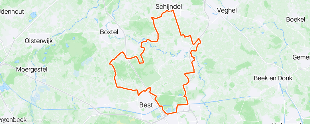 Map of the activity, Ochtendrit 🌤