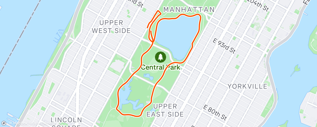Map of the activity, Lunch Walk