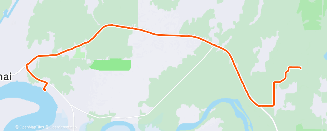 Map of the activity, ☀️ Thursday Morning Ride