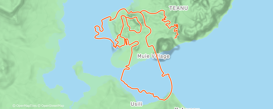 Map of the activity, Zwift - Diesel Distance Builder on Tair Dringfa Fechan in Watopia