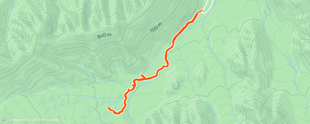 アクティビティ「Afternoon Hike」の地図