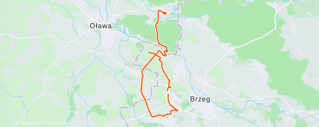 Map of the activity, Morning Ride