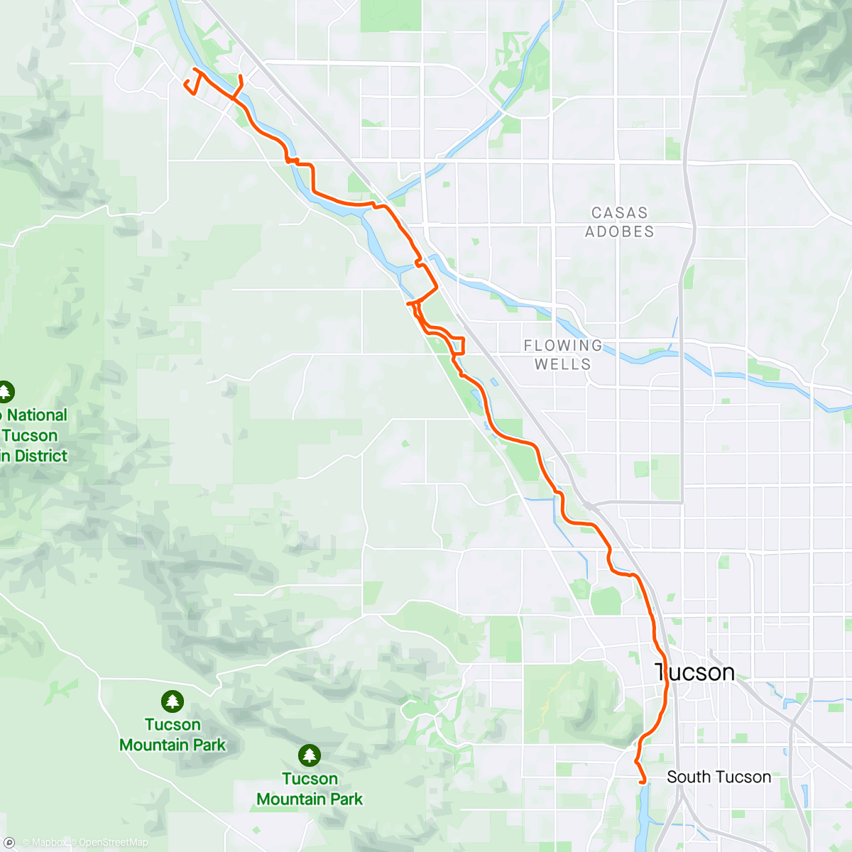 Map of the activity, Morning Ride with Mike and a G Money sighting.