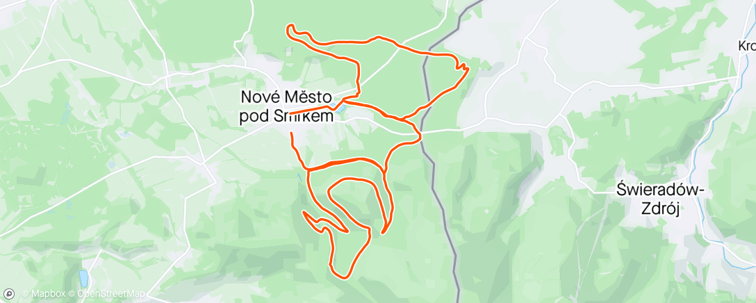 Map of the activity, Nove Mesto Pod Smrkm - Tag 2