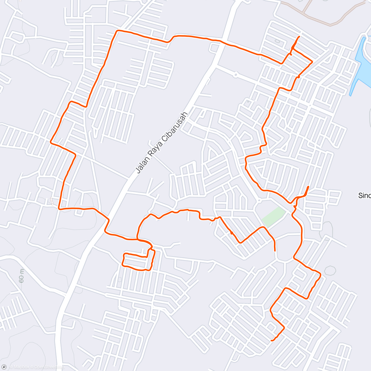 Map of the activity, Gowes Tipt