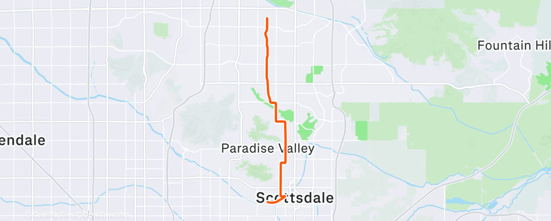 Карта физической активности (Afternoon Ride)