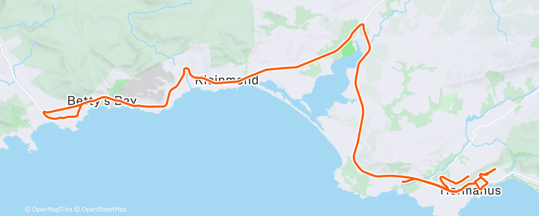 Map of the activity, Morning Ride