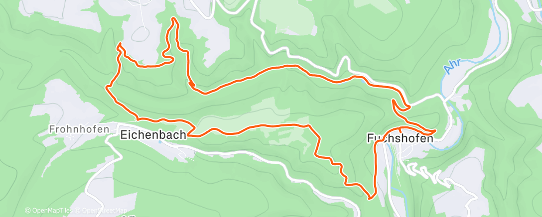 Map of the activity, Xmas run 🎅🎄