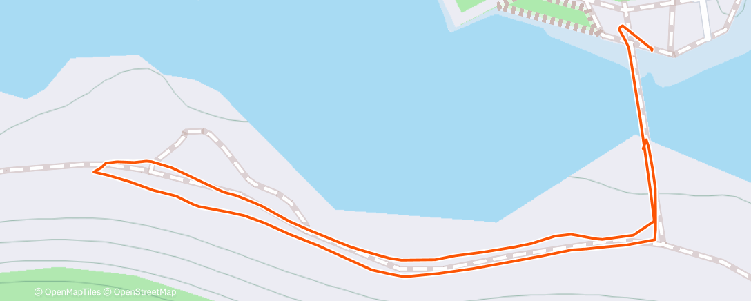 Map of the activity, Morning Run