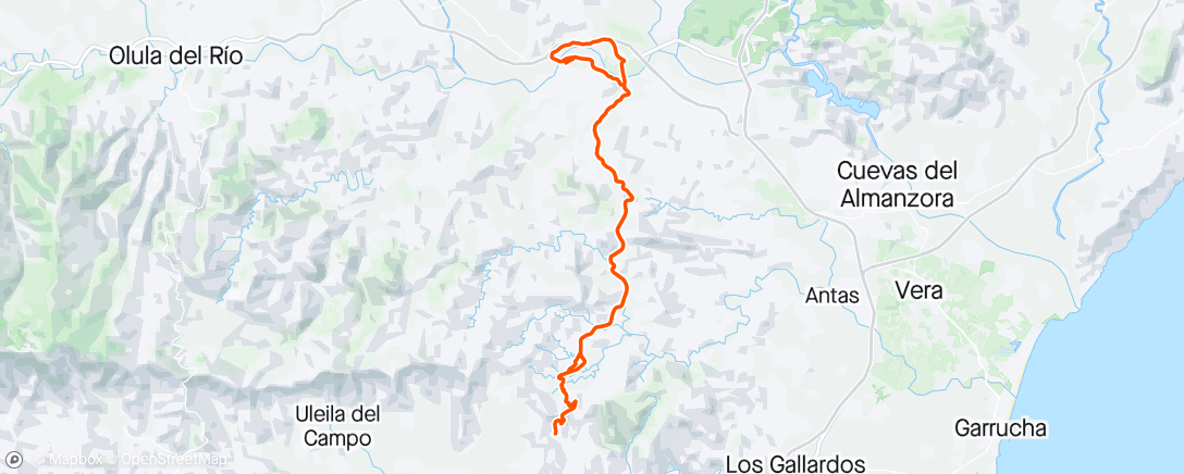 Mapa da atividade, El Chive
