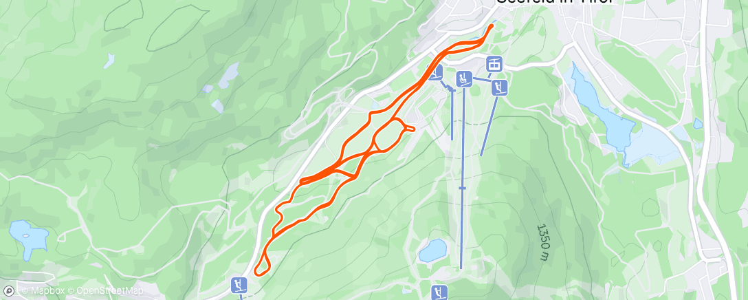 Mappa dell'attività Ski Nordisch am Morgen