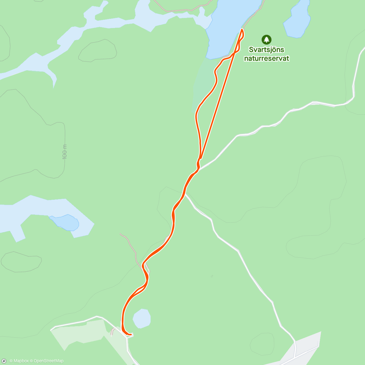 Mapa da atividade, Skogspromenad med lunch