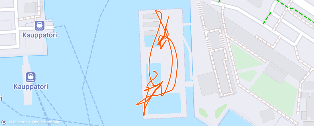 Map of the activity, Allas Sea Pool
