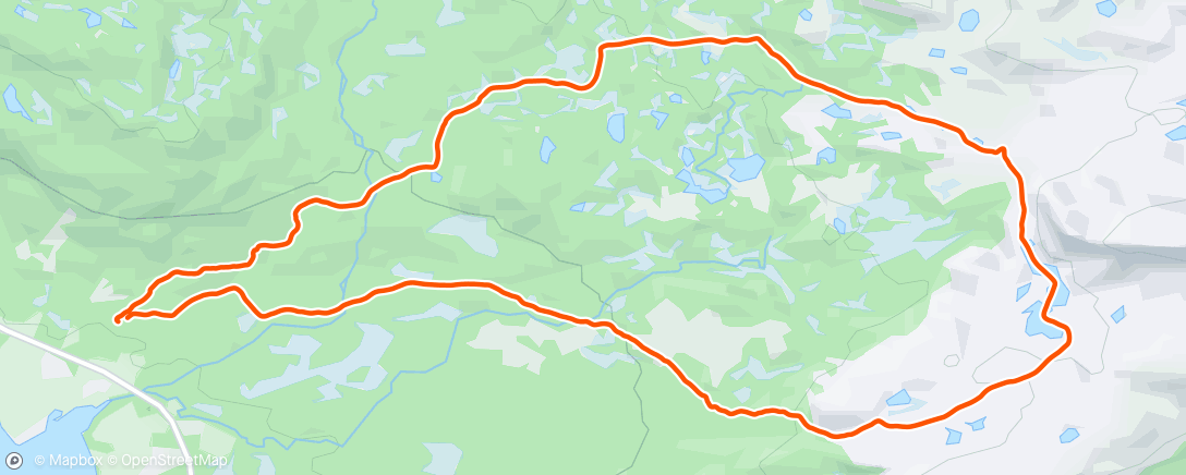 Mapa de la actividad (Morning Nordic Ski)