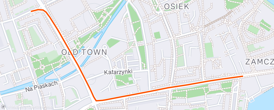 Map of the activity, Morning Ride
