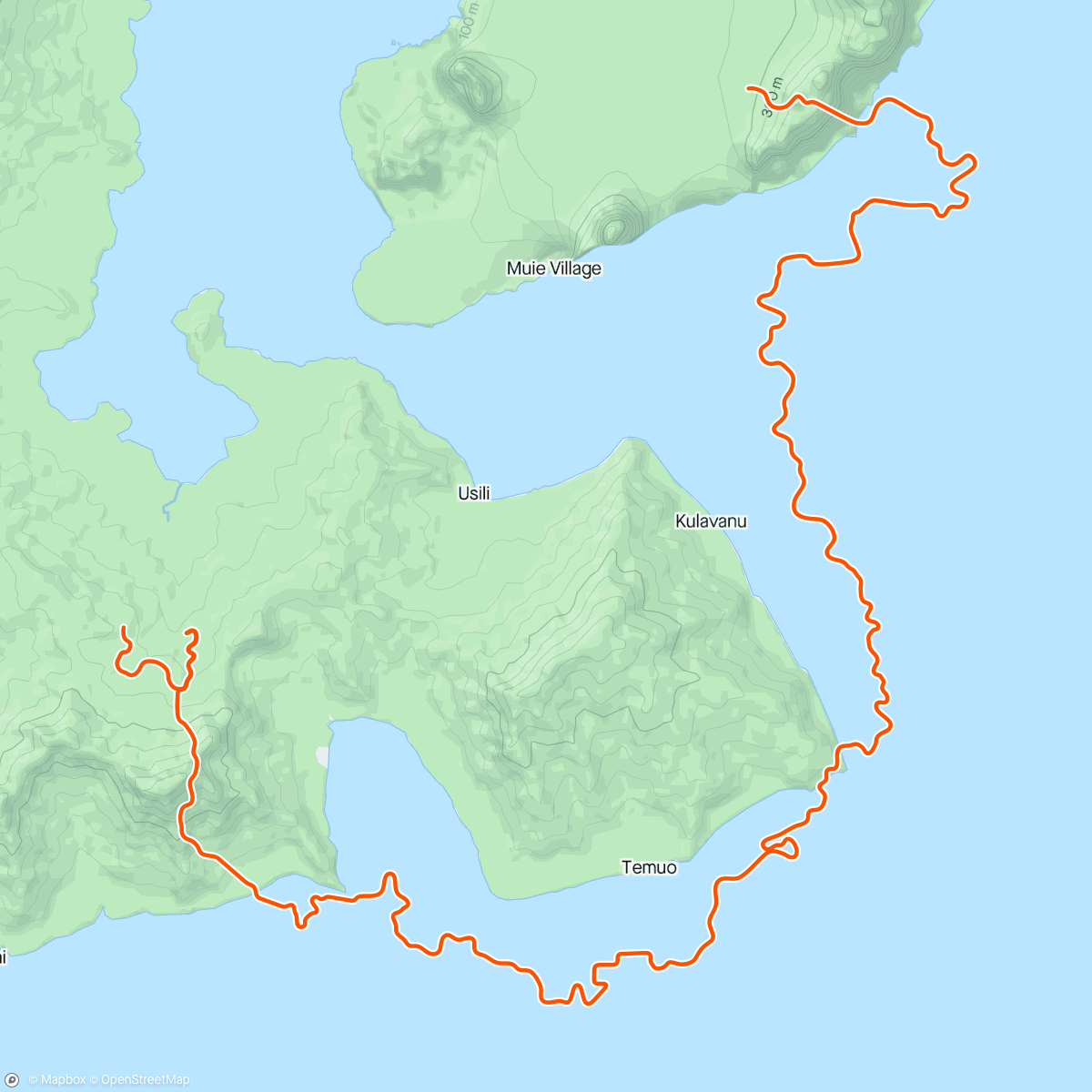 Mapa de la actividad, Zwift - Going Coastal in Watopia