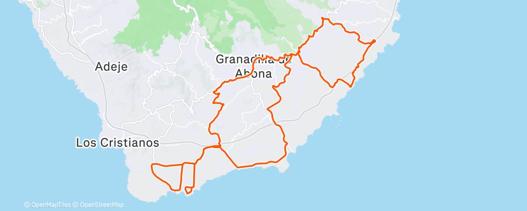 Map of the activity, Morgenausfahrt