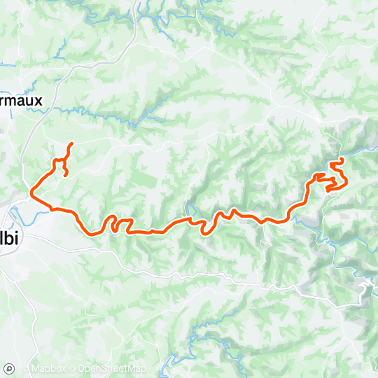 Carte de l'activité