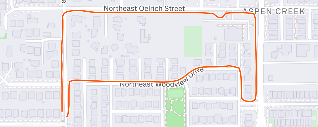 Карта физической активности (Afternoon Walk)