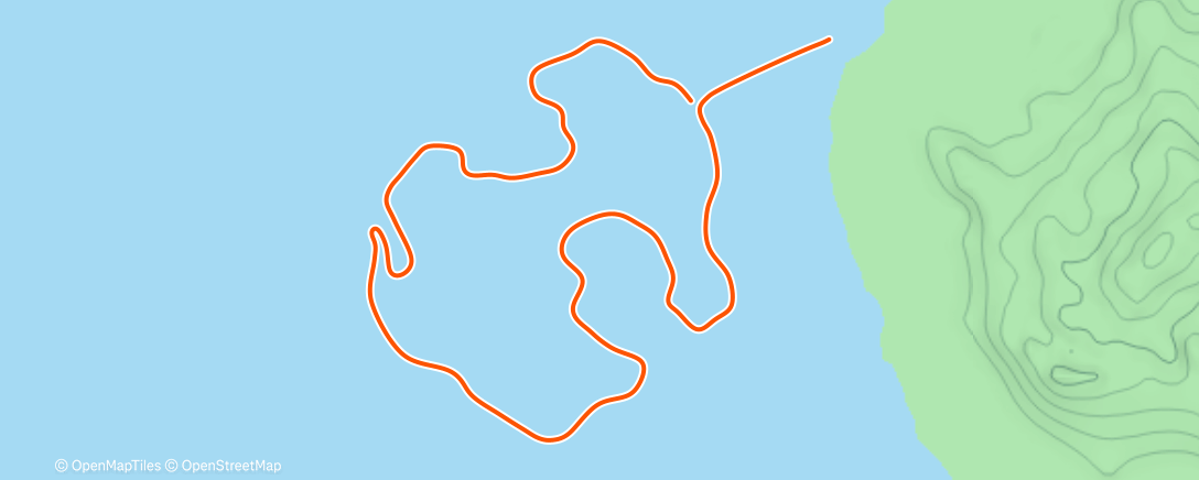 Map of the activity, Zwift - The 30/40 Remixed #1 on Volcano Circuit in Watopia