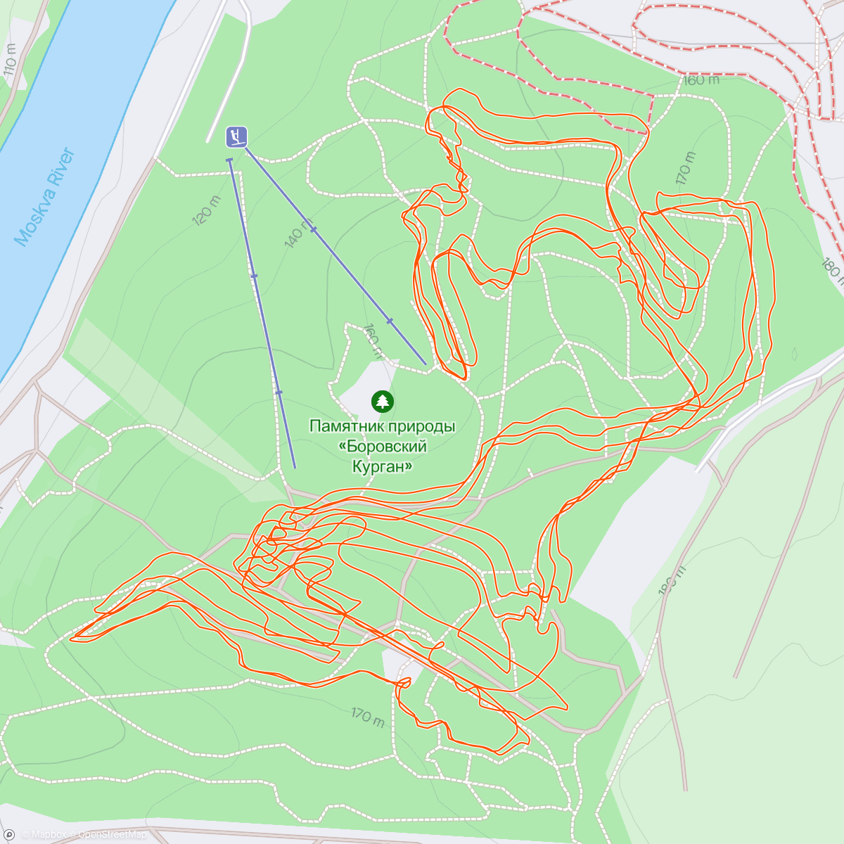 Mapa de la actividad, Les Race 2024