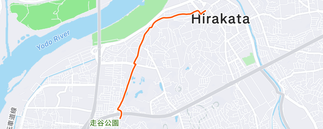 Карта физической активности (朝のランニング)