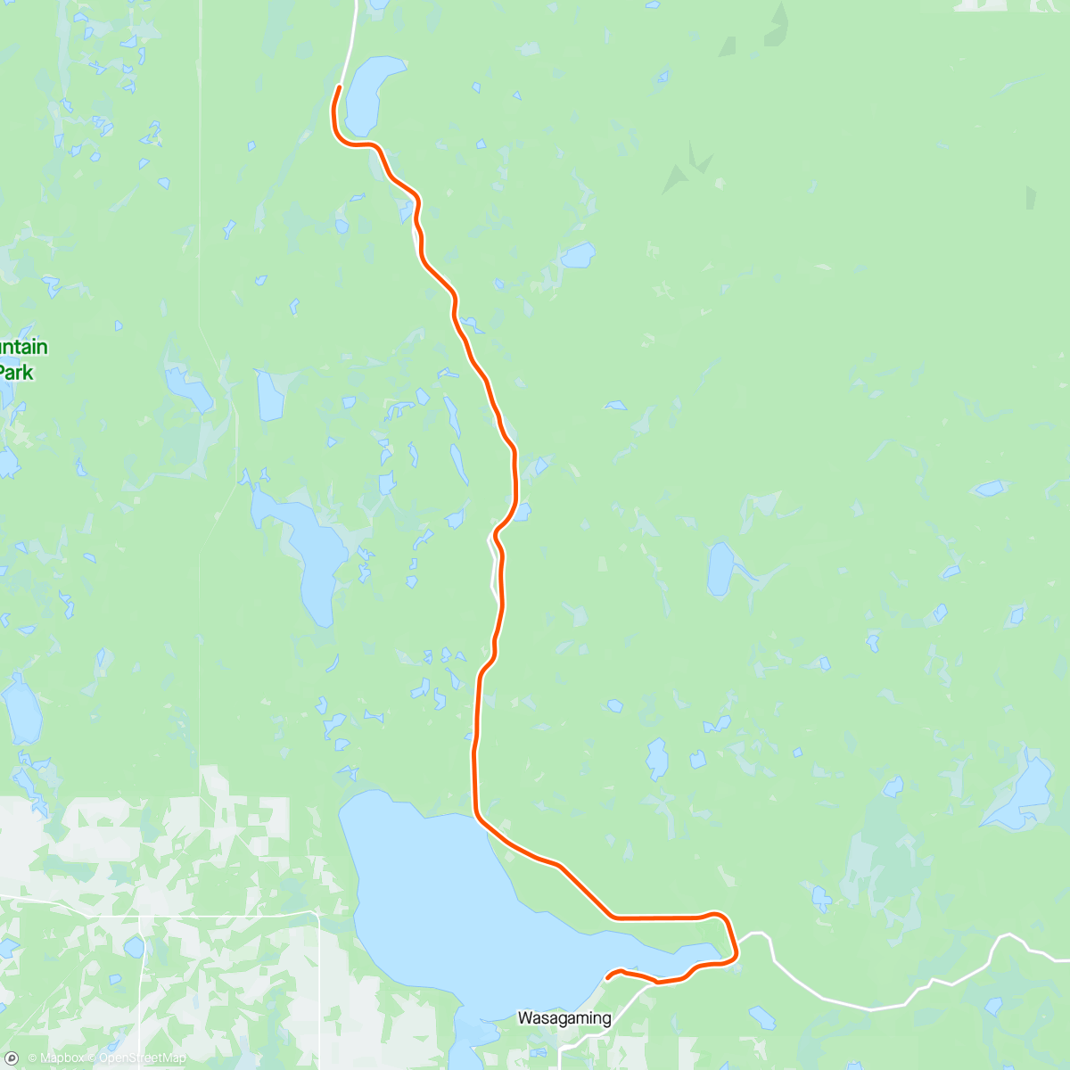 Mapa de la actividad, ROUVY - The Long Ride