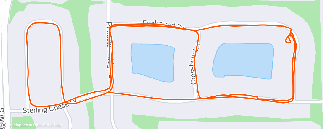 Map of the activity, Morning Walk