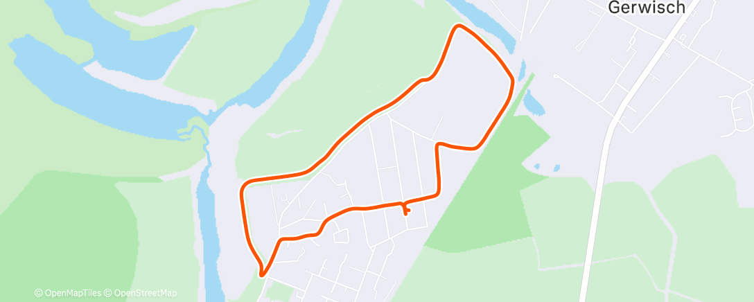 Карта физической активности (Afternoon Walk)