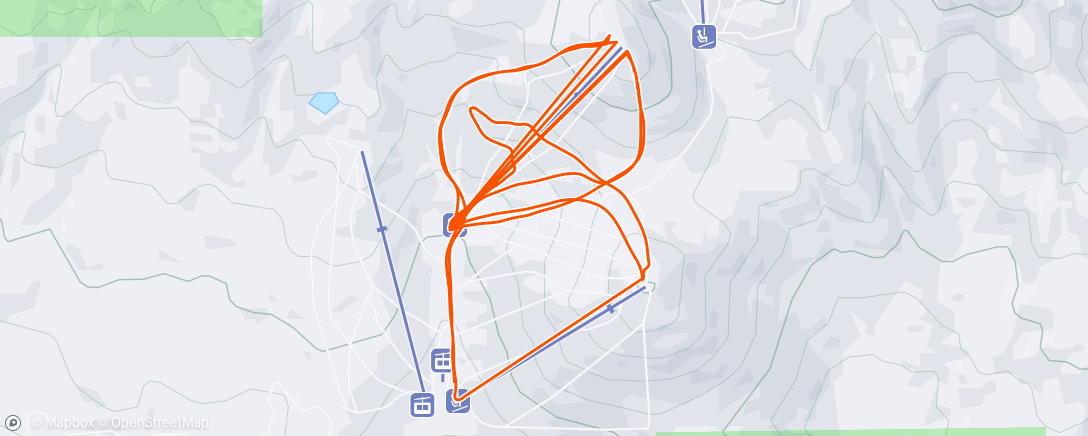 Map of the activity, A few laps with Jodi