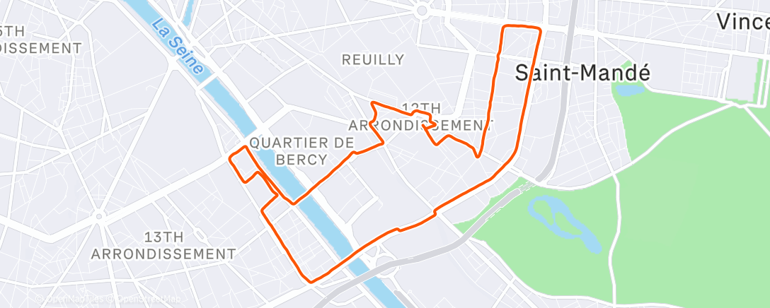 Map of the activity, FAJ