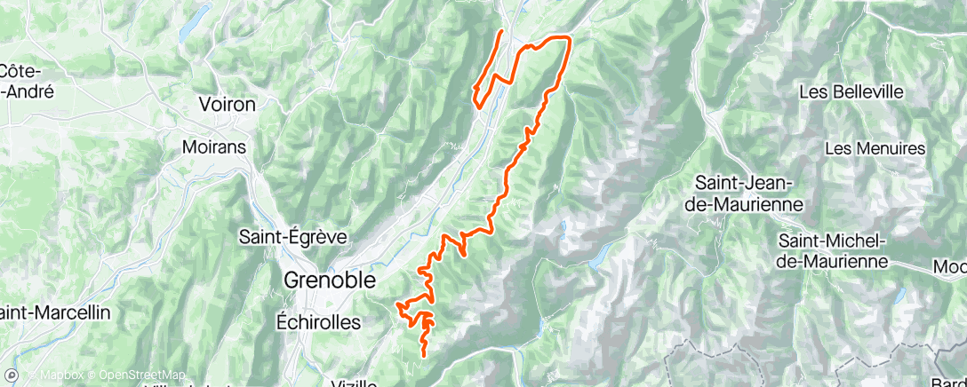 Mapa de la actividad (Alpes Gresivaudan Classic 🇫🇷)