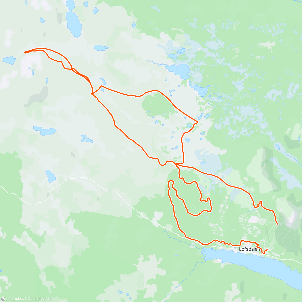Map of the activity, 🏁 Lofsdalen Epic