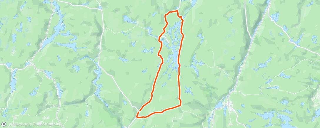 Map of the activity, Tur rundt Ogge med Jørgen
