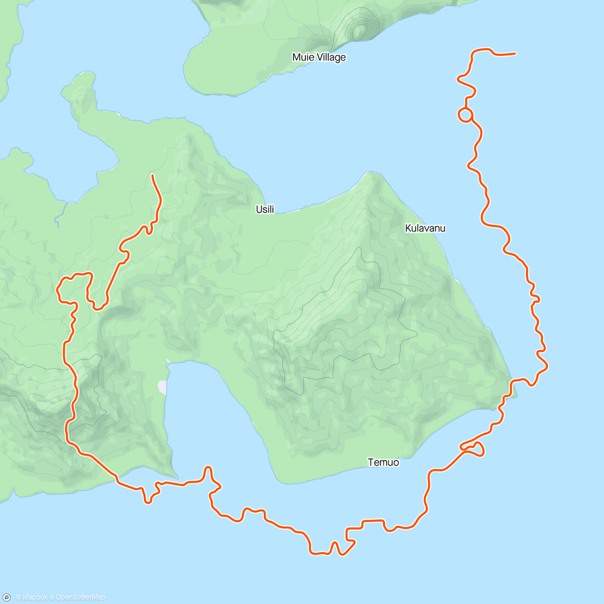 Mapa de la actividad, Zwift - Shorelines and Summits in Watopia
