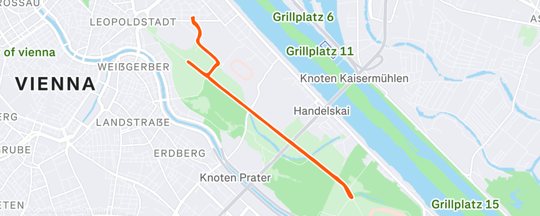 Map of the activity, Easy Ten