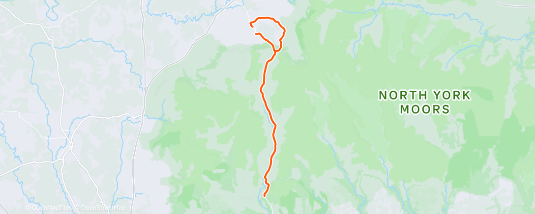 Map of the activity, Morning Ride