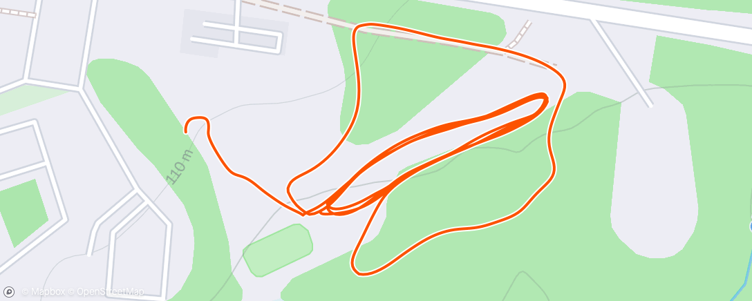 Map of the activity, Afternoon Nordic Ski