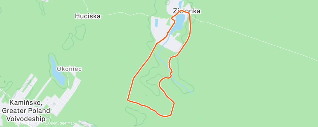 Map of the activity, Lunch Walk