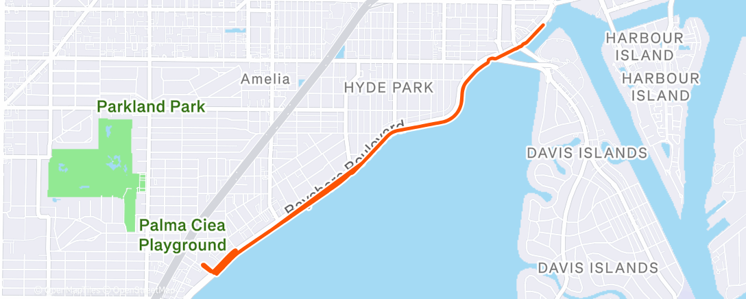 Map of the activity, Morning Ride